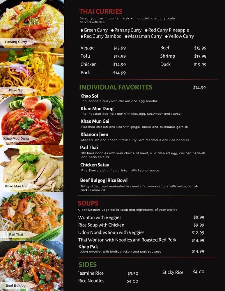 Pho Thai Street Food & Bakery Menu image 3